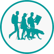 Organised walks icon