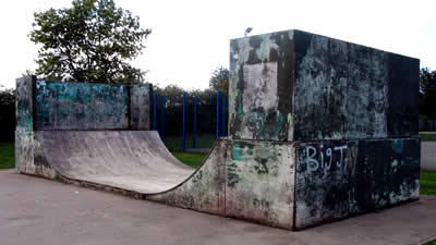 Skateboard ramp, King George V Playing Field, Burton Latimer